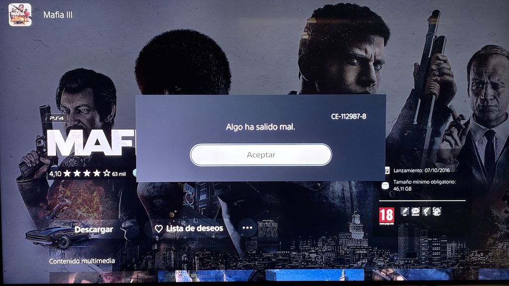 Mafia 3 en PS Store
