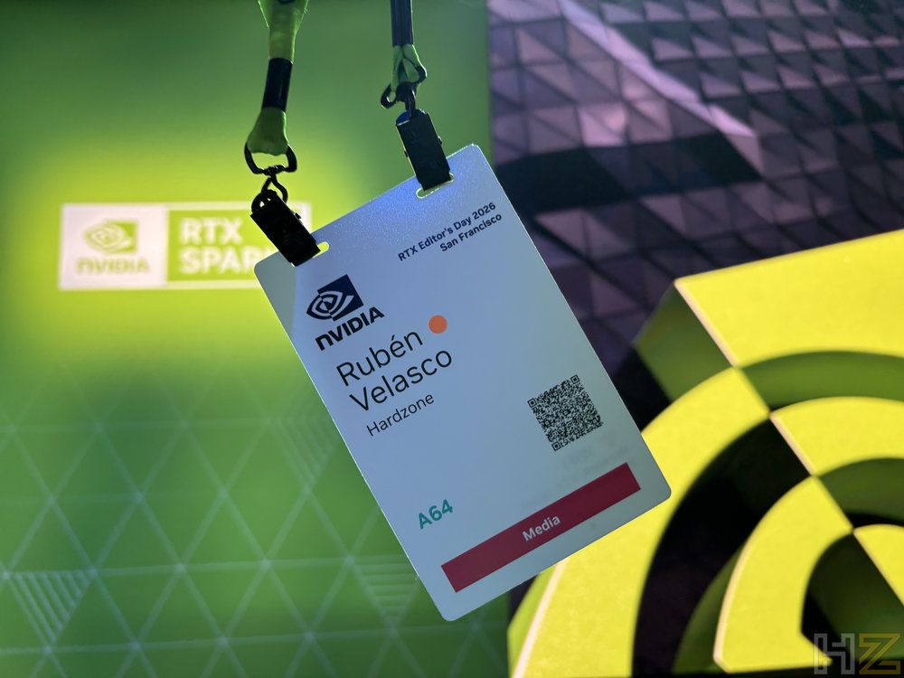 Acreditación de prensa para el evento RTX Editor's Day 2025 de NVIDIA en San Francisco.