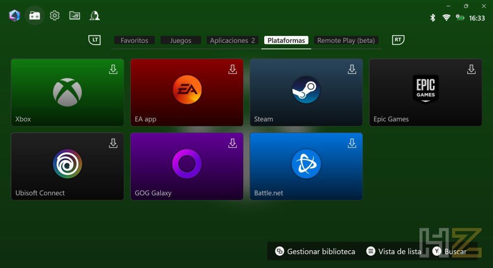 Lanzadores ASUS ROG Xbox Ally X20