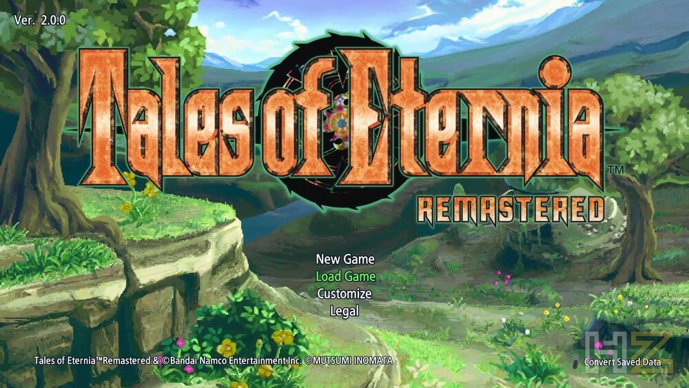Título de Tales of Eternia Remastered