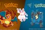 Ilustraciones de los personajes Charizard, Sylveon y Lucario junto a los logotipos de Razer y Pokémon.