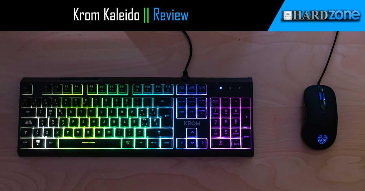 Discutir estar dinosaurio Review: Krom Kaleido: un combo de teclado semimecánico y ratón gaming barato
