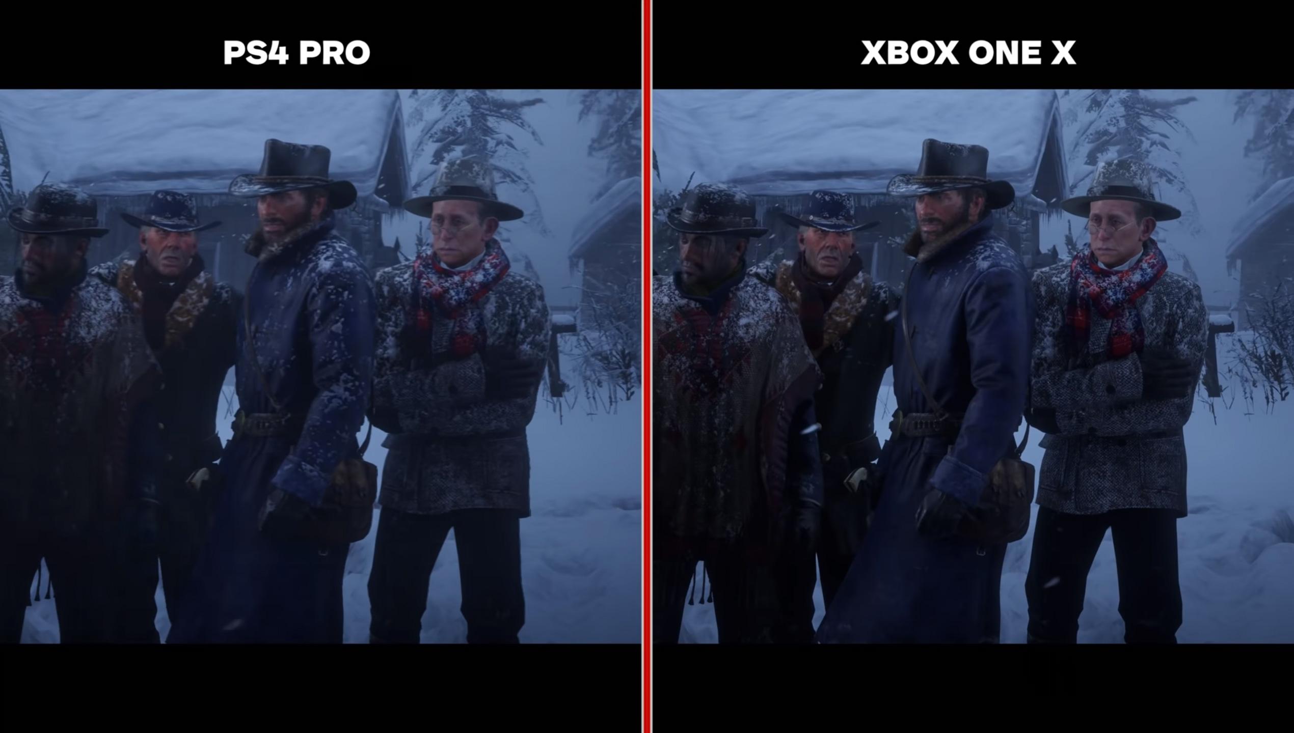 Red Dead Redemption 2: Pro vs X