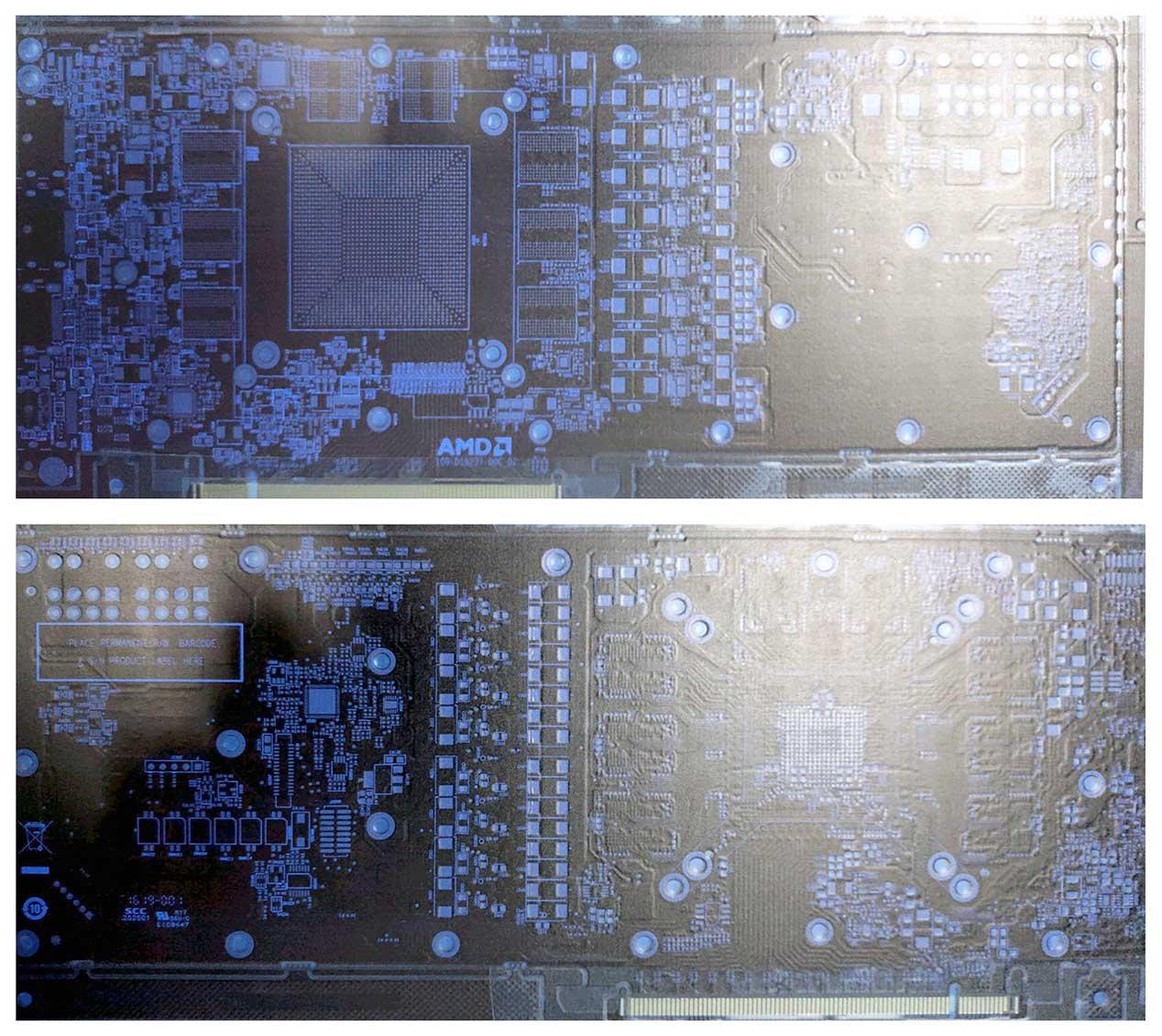 representación alabanza buffet Filtrado el PCB de AMD Navi: ¿GDDR6 y regreso del disipador de turbina?