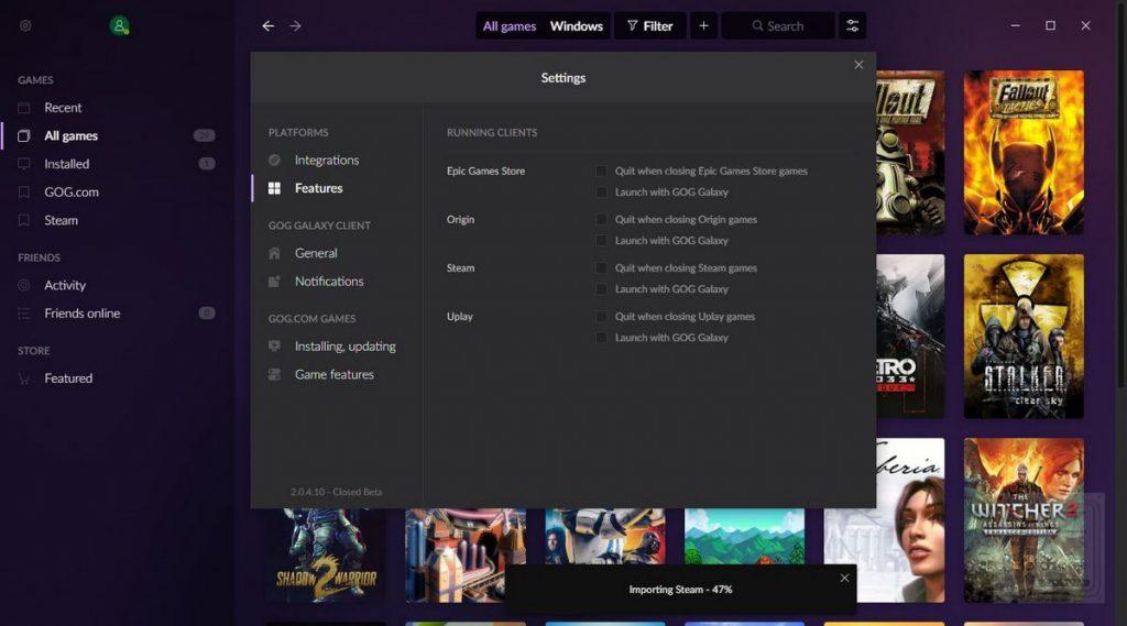 GOG Galaxy 2.0 - Review 7